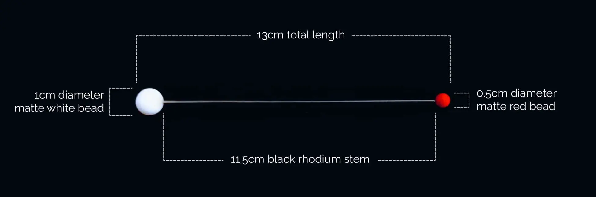 Neurology Hat Pin Specifications